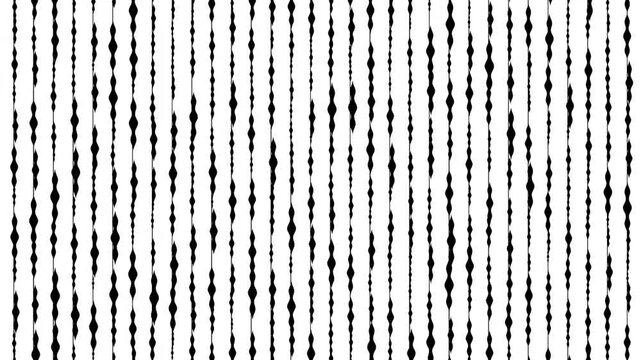 Abstract Black and White Flickering Vertical Lines Background
