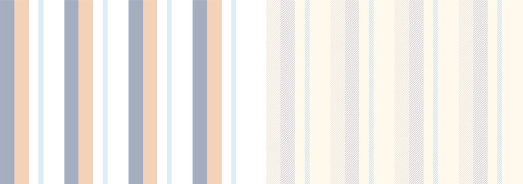Vertical stripe pattern set. for horizontal stripes grid.brown and white vertical stripes background flannel shirt, Background for garments textile.natural wood grain and modern fashion timber texture