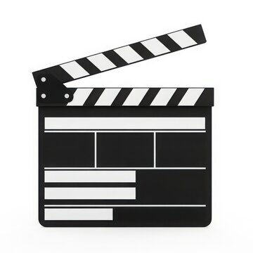 The classic clapperboard symbolizing the beginning of film production and continuity in movie making