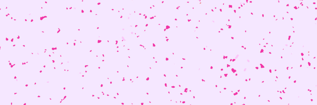 Pink terrazzo seamless vector pattern background scattered, irregularly shaped stone chips and confetti-like specks