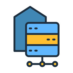 Proxy Server Icon - Lineal Color © anilofex