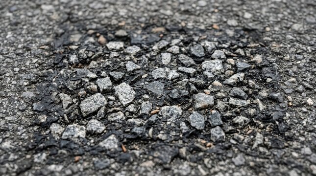 Pothole Asphalt Road Surface Damage on Street
