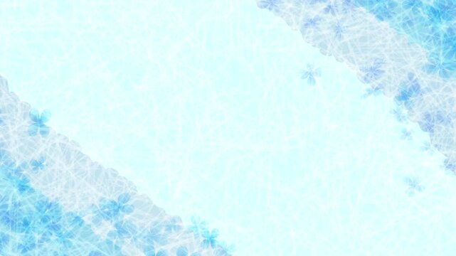 Blue Floral Paper Texture Abstract Background Animation