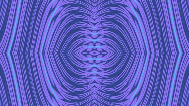 Purple Mobius Daisies Kaleidoscope Loop Background