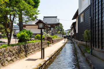 飛騨古川、白壁土蔵の町並みと瀬戸川 © Hiro074