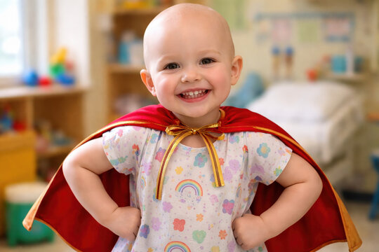 Leukemia girl cancer kid brave smiling