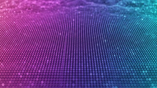Colorful gradient dot pattern highlighting vibrant colors and contemporary design
