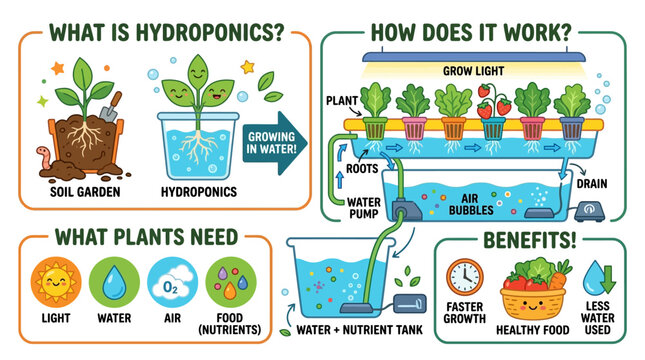 Hydroponics explained A beginner's guide to soil-less gardening and its benefits