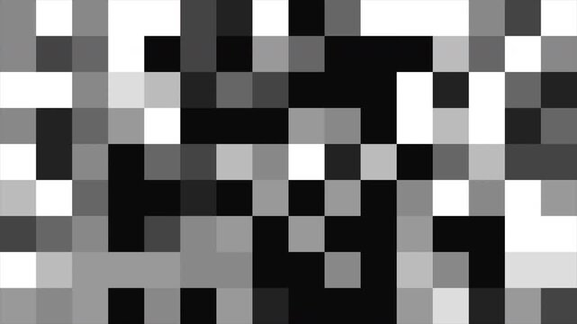 Mosaic Censored Animation Loop for Prohibition Concepts and Privacy Content Protection 4k video