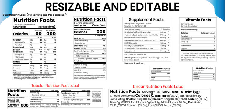 nutrition facts template,supplement facts,nutrition facts Label,nutritional information calculator,twisted tea calories,nutrition label
