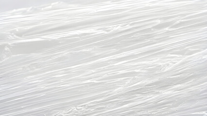 Obraz premium White Plastic Wrap Texture With Diagonal Lines For Packaging Design