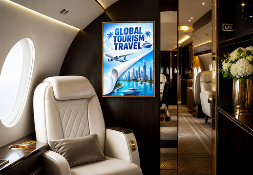 Travel Tourism Poster Mockup
