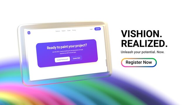 Modern Website Mockup
