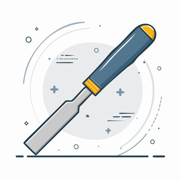 Flat Chisel Icon