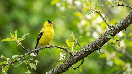 Obraz premium great tit on a branch