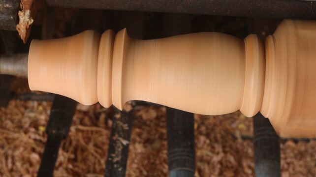 Wood Lathe Machine Turning Simple Wood into Stunning Artistic Masterpieces
