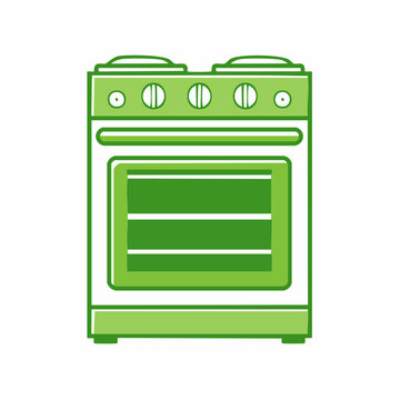 Green Stove Icon