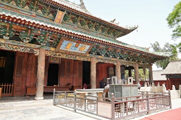 Obraz premium Haizhou Guandi Temple (Haizhou Ancestral Temple of Guandi), Yuncheng, Shanxi, China