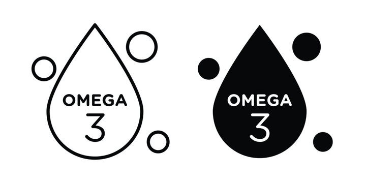 Omega icon - web black vector design.