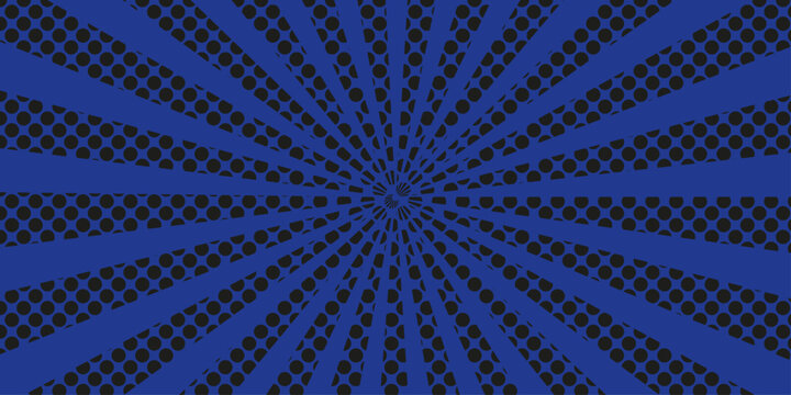 Blue abstract binary code background with digital light rays and technology tunnel design