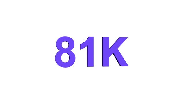 81k text animation. 81k Followers, animation in Easy to put into any video.
