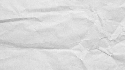 Fototapeta premium Abstract white crumpled and creased recycle paper texture background
