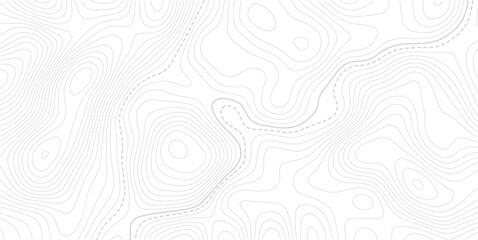 Topographic map background geographic line map with elevation assignments. Topography line map. Vintage outdoors style. © MDSOHEL