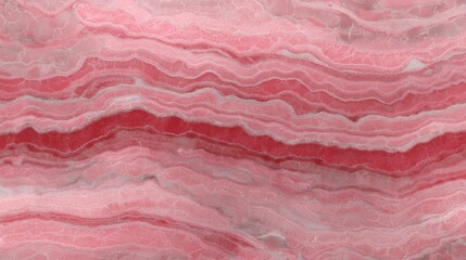 Fototapeta premium Rhodochrosite texture background, striped pink and red mineral surface