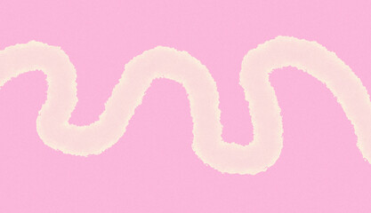 Naklejka premium Abstract pastel pink wavy line texture background