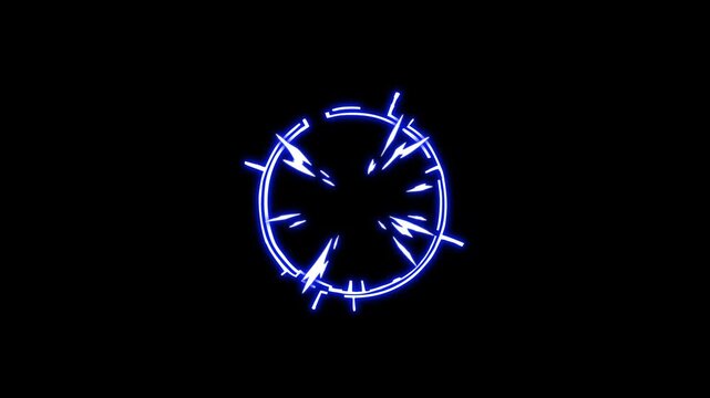 Flash fx explosion element, lightning thunder boom electrical cartoon animation, hand-drawn smoke blast animation, glow neon elements. 4k flash FX, glow comic aspects.
