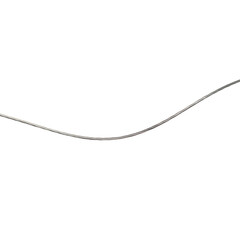 Fototapeta premium Single thin wire isolated on transparent background.