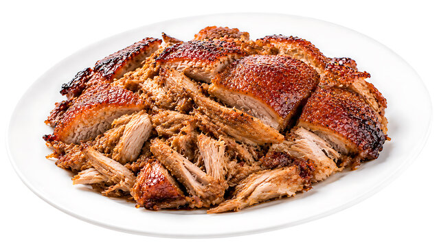 Puerto Rican Pernil Roast Pork, 45 degree angle