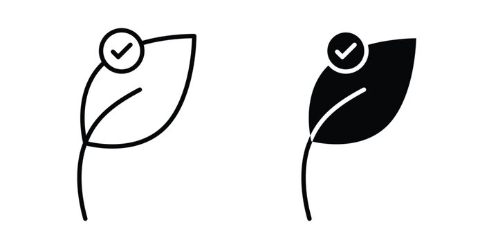 Hypoallergenic tested icon liner logo vector