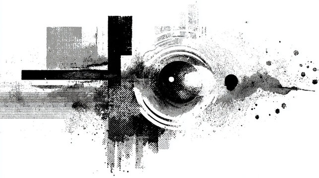 Testing ideas - Abstract experimental forms, conceptual validation, visual energy mapping, dynamic composition, minimalistic representation, expressive symbolic cognitive exploration.