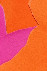 Abstract grainy colored paper texture background . Minimal geometric shapes and lines in orange, pink colours template. Rough noise grungy grain texture design.  © irenastar