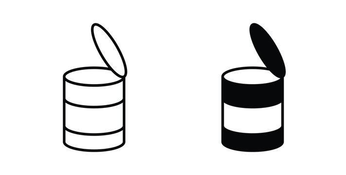 Canned food icon