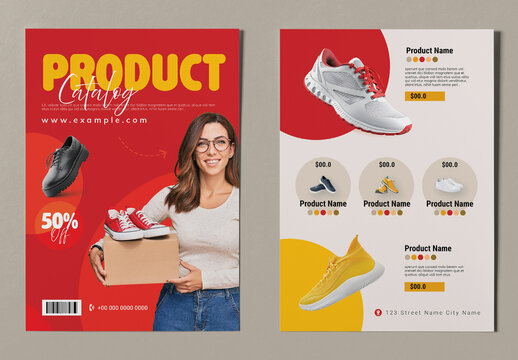 Product Catalog Flyer Layout Template