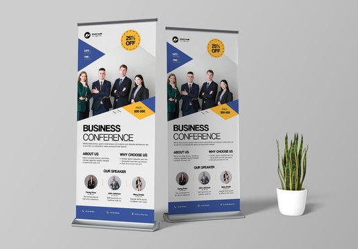 Roll Up Banner Template Layout