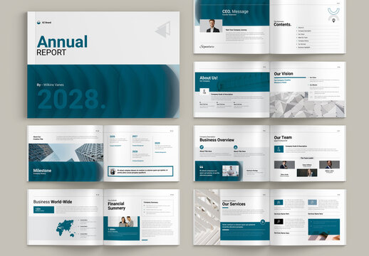 Annual Report Landscape Template