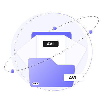 UI File Format Illustration, AVI File Format Illustration