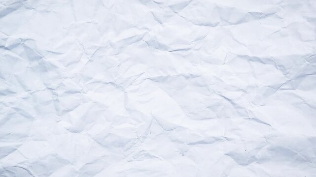 Seamless Wrinkled White Paper Texture Background Minimal Loop Animation