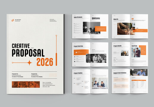 Creative Business Proposal Brochure Template