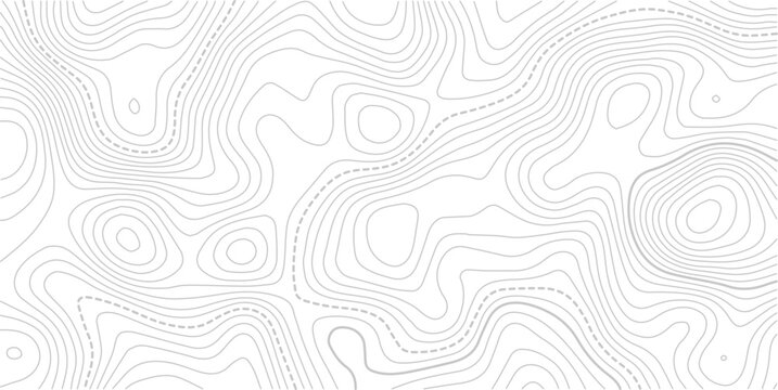 Topography contour map with grid. Vector relief map.
The concept of a conditional geography scheme and the terrain path. Ultra wide. Map vector terrain Illustration. 
