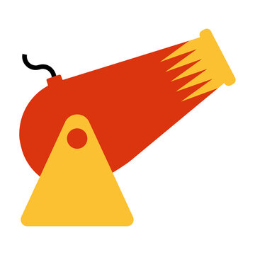 Warning sign with explosive bomb icon.