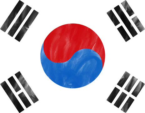 태극기 손그림