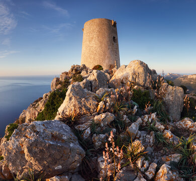 Albercutx Watchtower, Mallorca, Balearic Islands, Spain