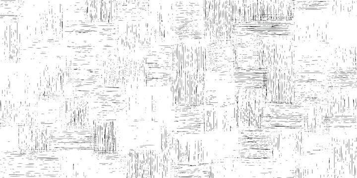 Grunge textured background with abstract black and white vector pattern