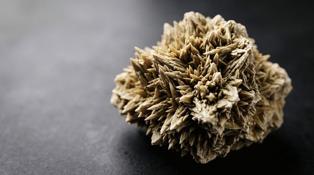 Close up macro shot of a kidney stone formation mineral