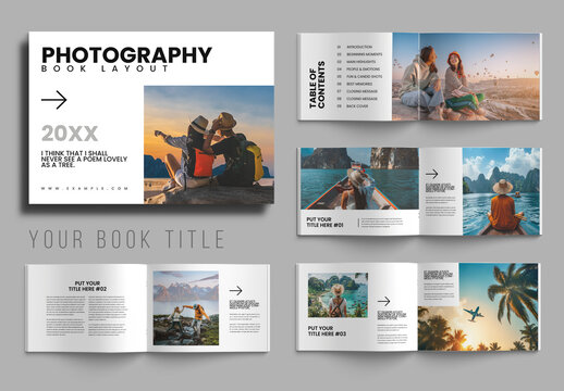 Photography Album Book Layout