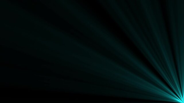 Radiant light bursting forth from a right side botom in a seamless black and white abstract display Motion graphic 4k animation video.